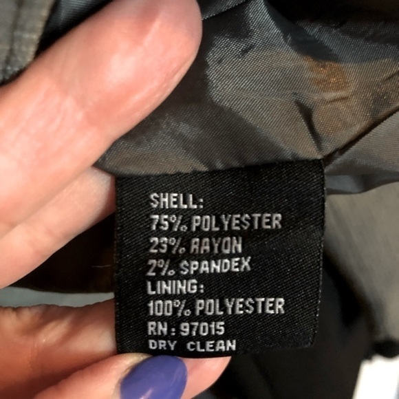 LARRY Levine front tie blazer size 6 - Picture 6 of 6